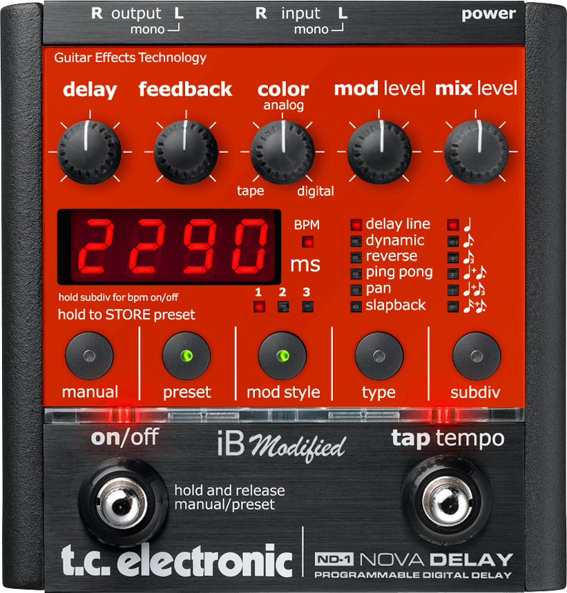 tc electronic ND-1 Nova Delay ディレイ TC Electronic | Product