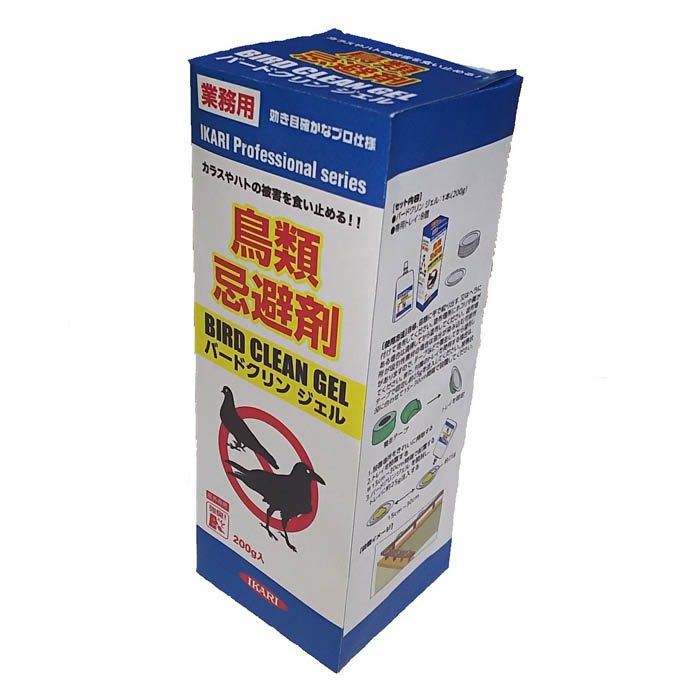 IKARI 鳥類忌避剤 バードクリン ジェル 200gの通販｜その他防鳥用品