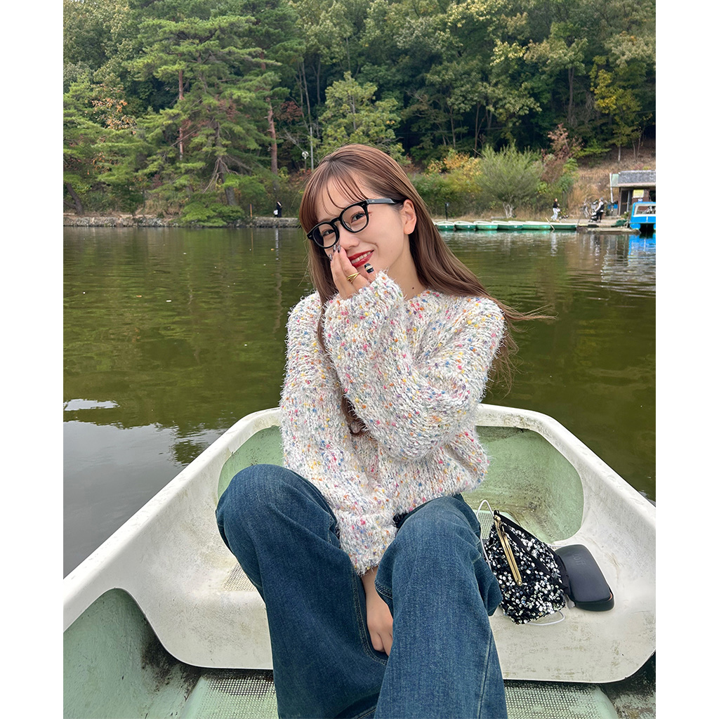 カラフルミックスカラーニット | ファッション通販サイト NUGU
