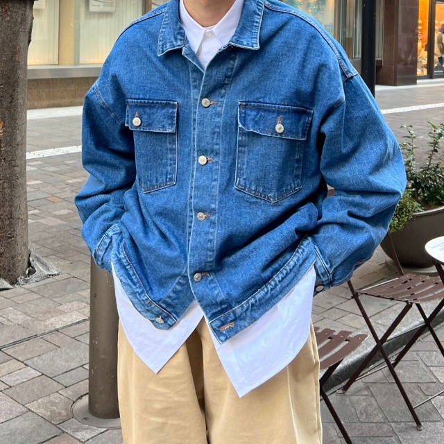 ら*見様 ずとまよ デニム オーバーサイズ ジャケット ら*見様 ずとまよ