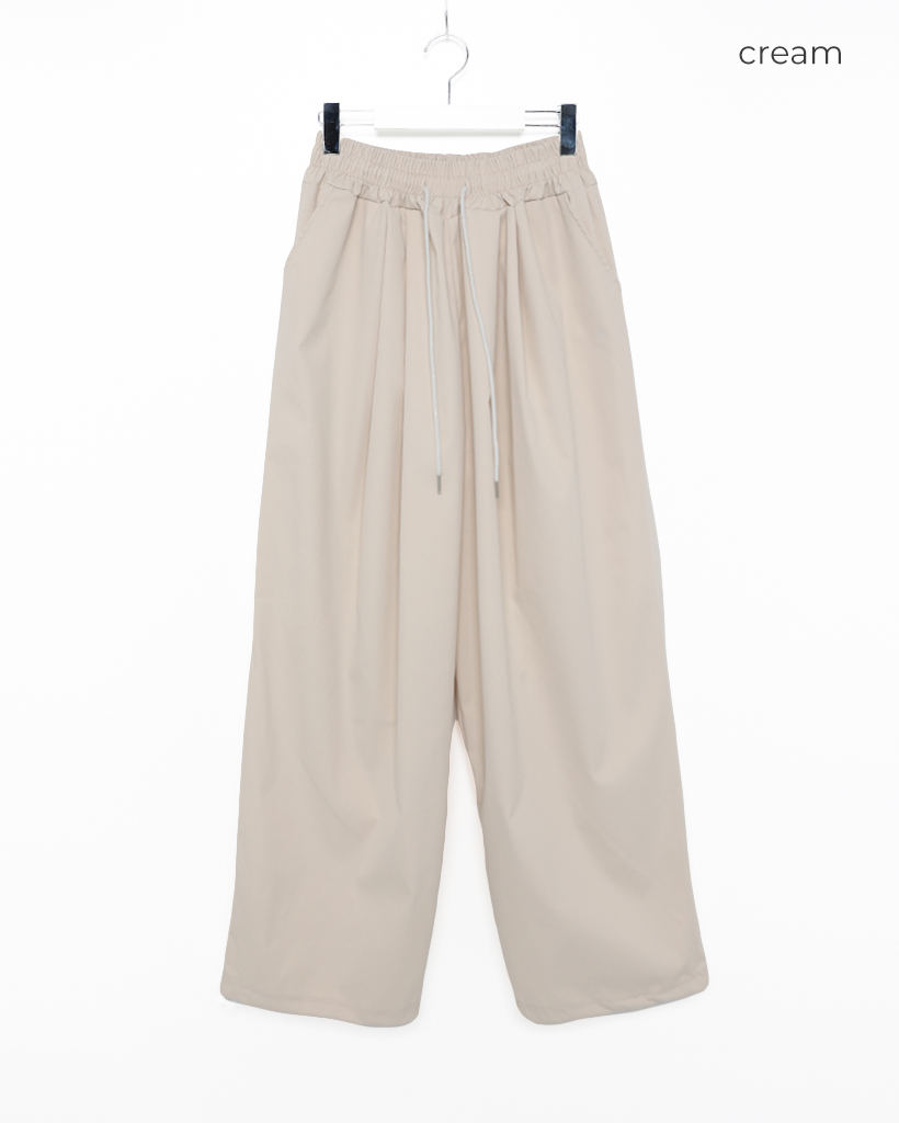 ユニセックス）スーパーワイドウエストドローストリングパンツ