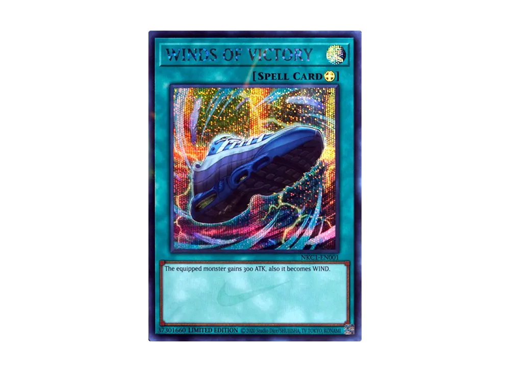 遊戯王 NIKE コラボ 毒サソリの罠 カード+箱 日本限定 プロモカード