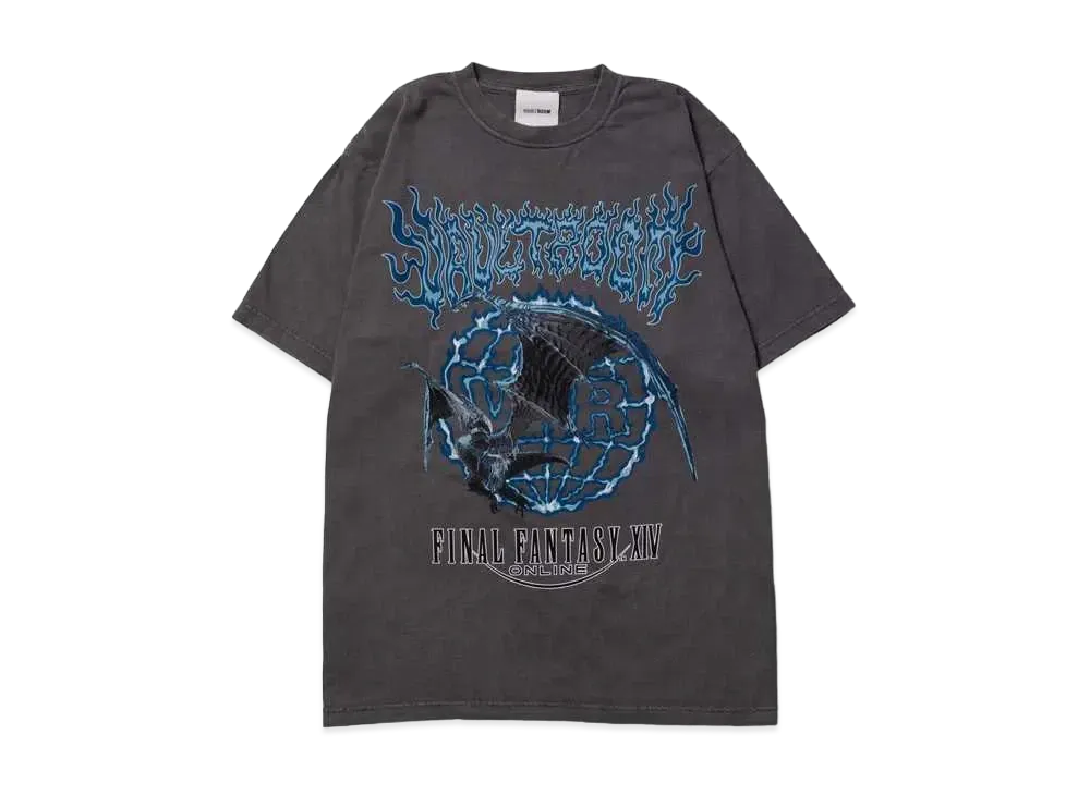 vaultroom RETRO LOGO TEE ⁄ CHARCOAL Vaultroom × LUCY TEE