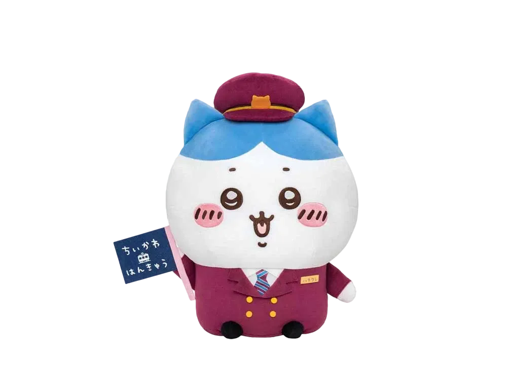 新品未使用】ちいかわ×阪急電車 BIGぬいぐるみ ハチワレ 阪急電車
