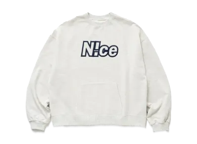 N!ce basic tee XL WHITE ナイス Nice Premium Cotton Nylon Tee