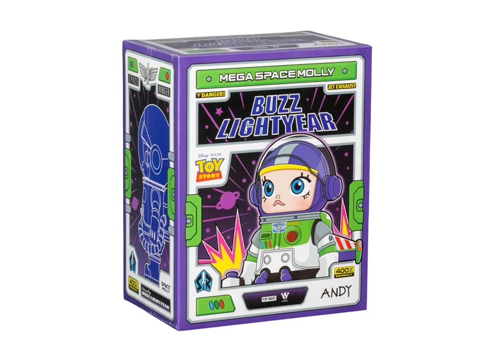 日本未発売】ポップマート Space Molly 400% バズライトイヤー