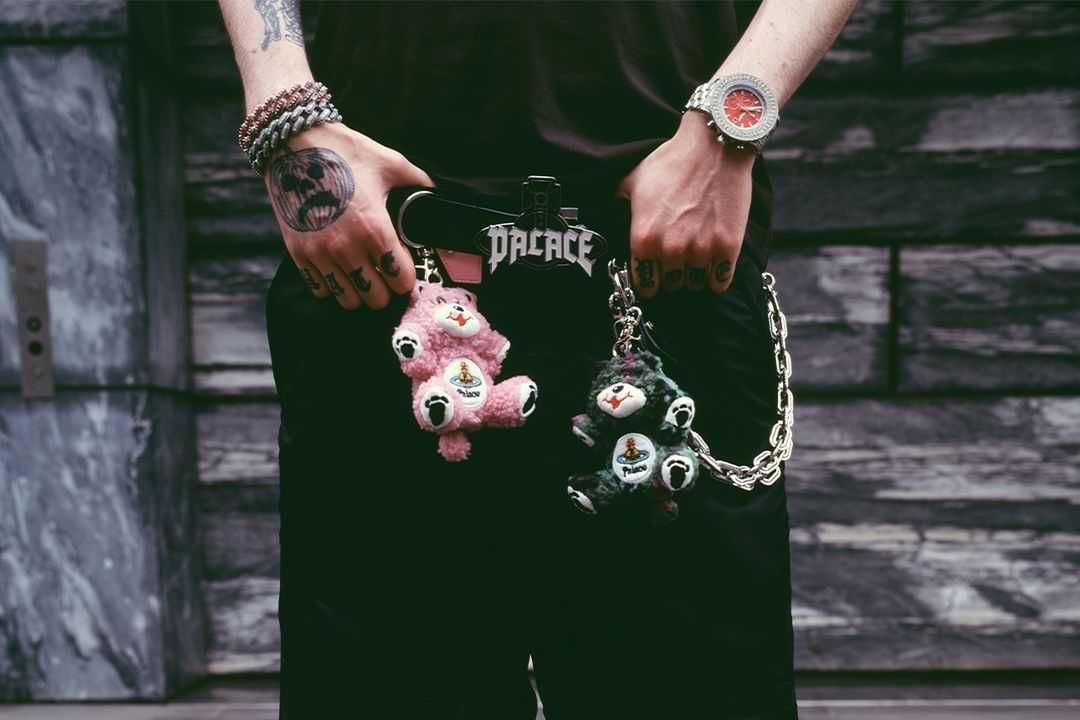 PALACE x Vivienne Westwood コラボニット帽ムーンバット 楽天市場