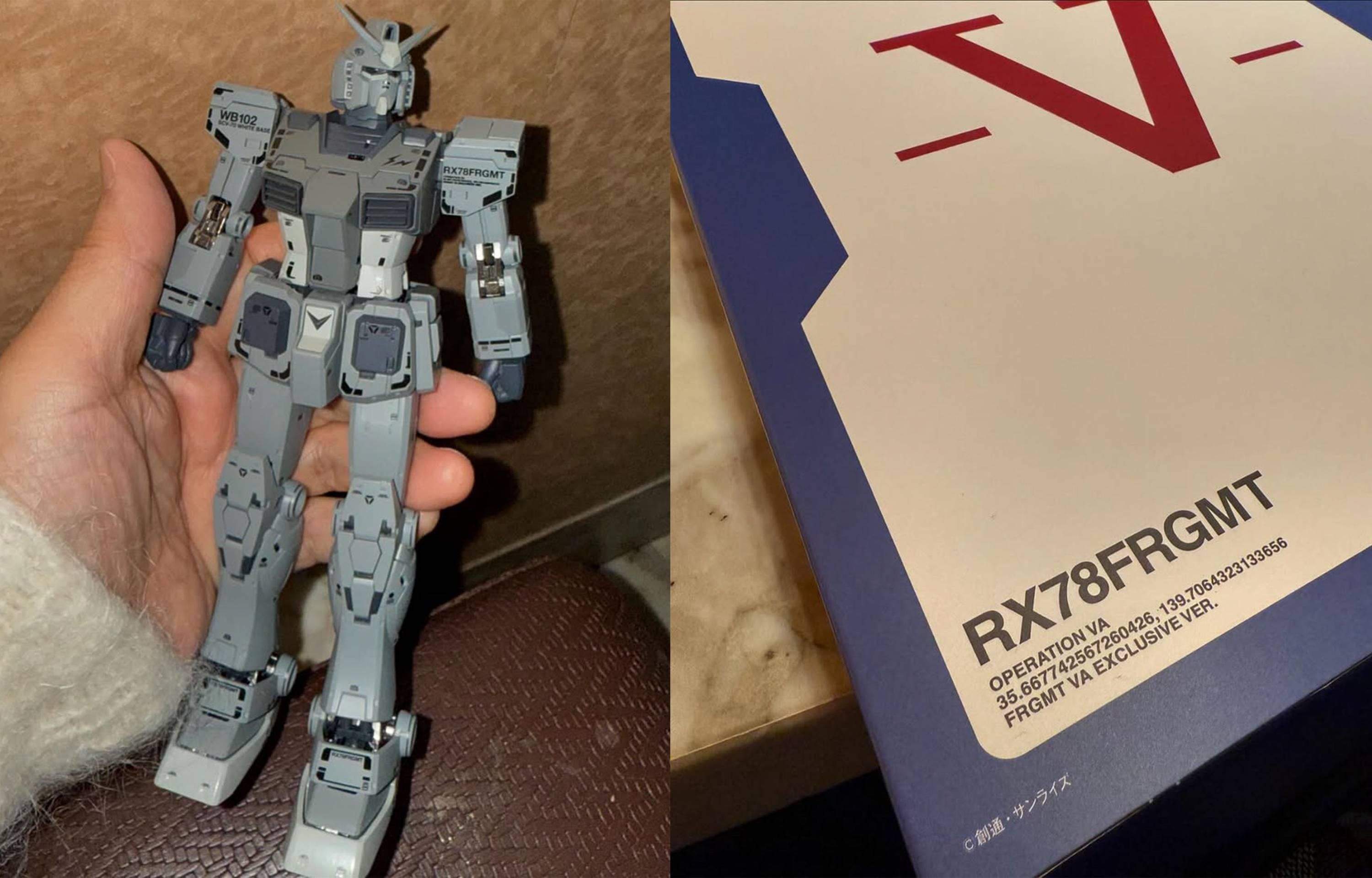 3点セット FRAGMENT ガンプラ＆完成品 GUNDAM 藤原ヒロシ 限定 FRGMT