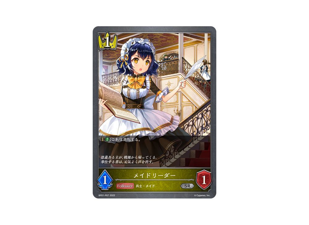 極美品】シャドウバース エボルヴ ルナ リーダーカード ブースター