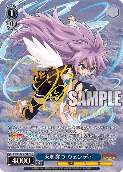 天を穿つウェンディ SP ヴァイスシュバルツ フェアリーテイル 箔押し