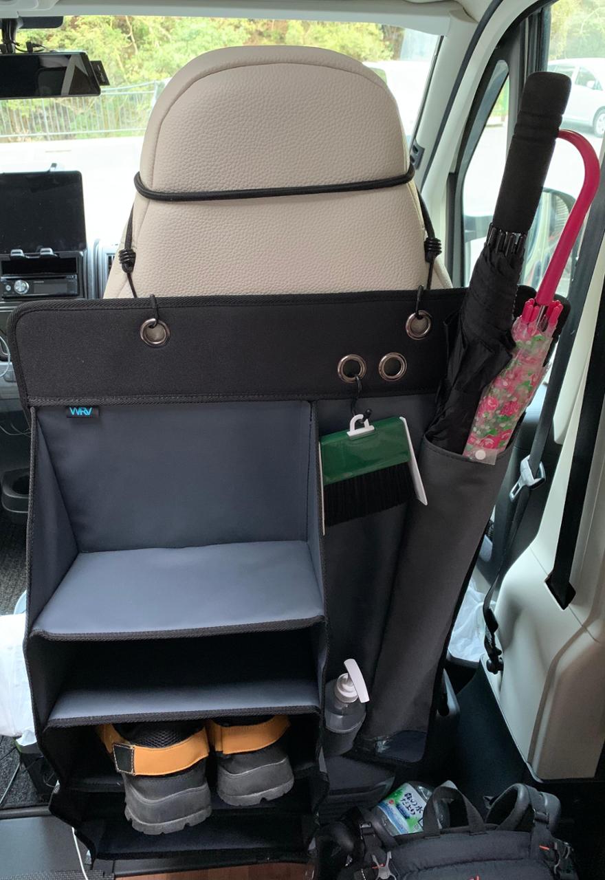 ハイエース キャンピングカーにおすすめ！車載用マルチシューズラック