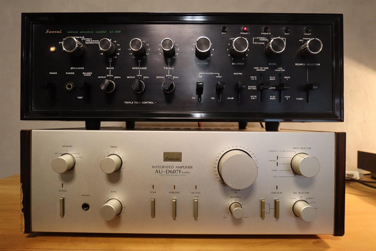 プリメインアンプ SANSUI AU-α607i 90W+90W(8Ω、定格) MC対応 サンスイ