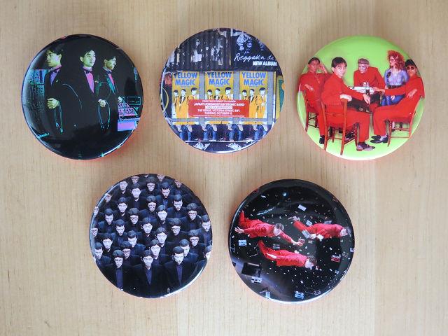 YMO缶バッジ5種類コンプリート♪｜Yacchiのブログ｜Yacchiの隠れ家