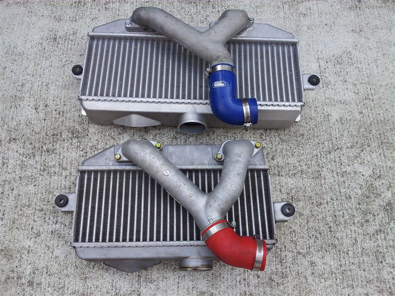 備忘録】インタークーラー交換(SG9純正→GRB純正)（スバル
