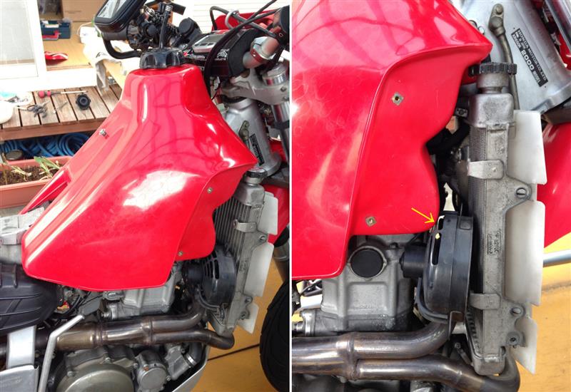 ｶﾞｿﾘﾝﾀﾝｸﾌｨｯﾃｨﾝｸﾞ（ホンダ XR650R）by ShelterDylan - みんカラ