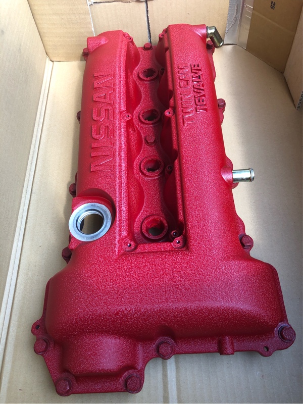 s15 14 シルビアsr20de用タペットカバー結晶塗装済み品新品パッキン類