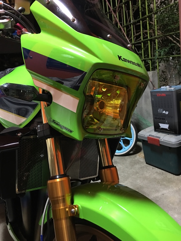 jp-akai ライトカバー のパーツレビュー | ZRX1200 DAEG(hiro3