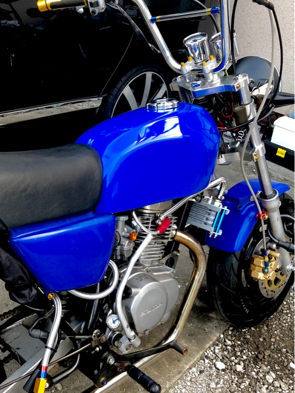 エイプ CBX風ガソリンタンクカバー のパーツレビュー | エイプ50