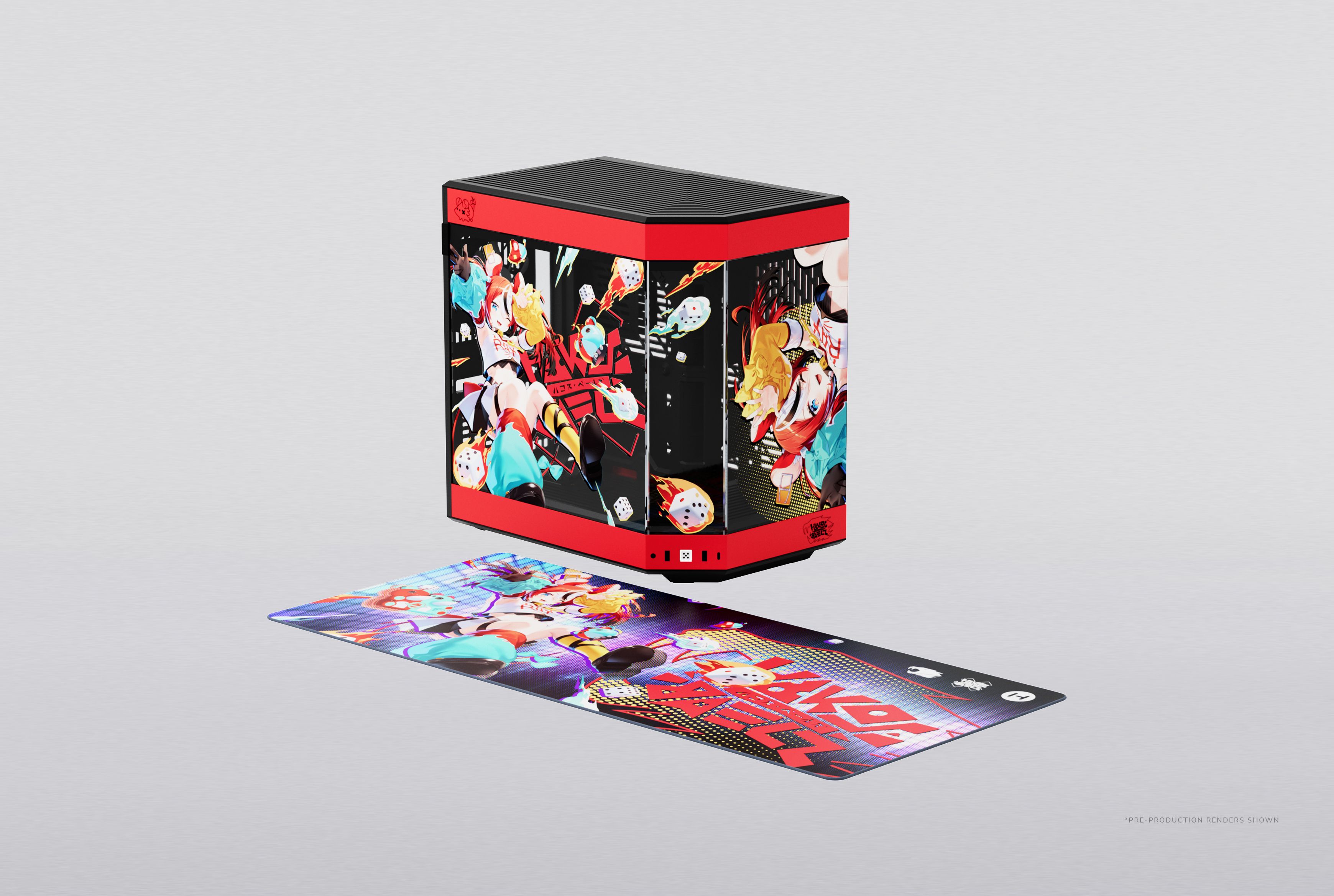 Hakos Baelz Y60 + Desk Pad Bundle | HYTE