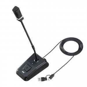 MM-MCTC02NC【ノイズキャンセルUSBマイク】空調音やタイピング音などの