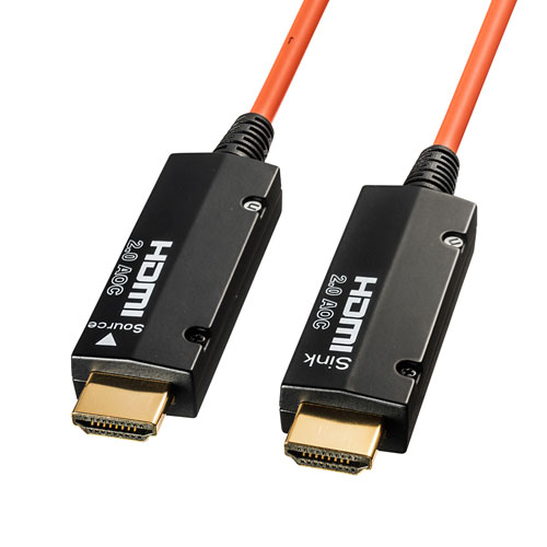 KM-HD20-PFB50【HDMI2.0 光ファイバケーブル（50m）】4K/60Hz高速伝送