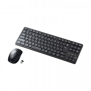 SKB-WL38SETBK【ワイヤレス静音キーボードマウスセット（テンキーなし