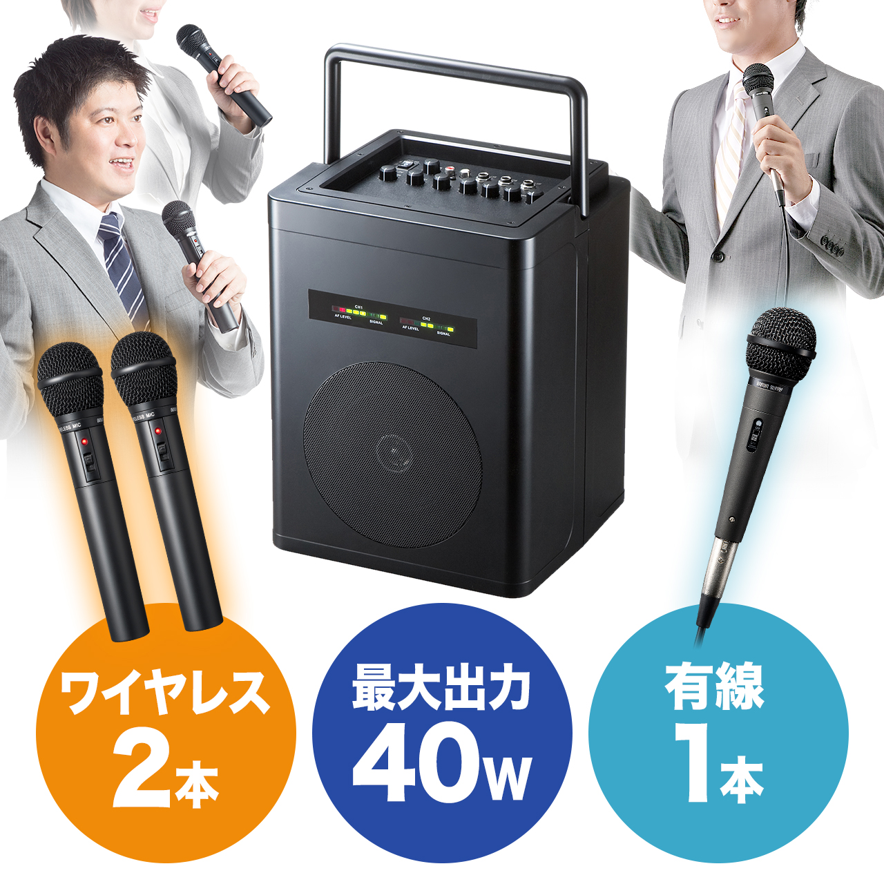 NUX ワイヤレス送信機とスピーカーセット NUX ワイヤレス送信機と