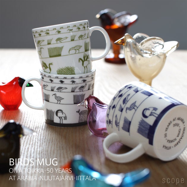 販売終了】iittala | Oiva Toikka 50周年記念 バードマグ