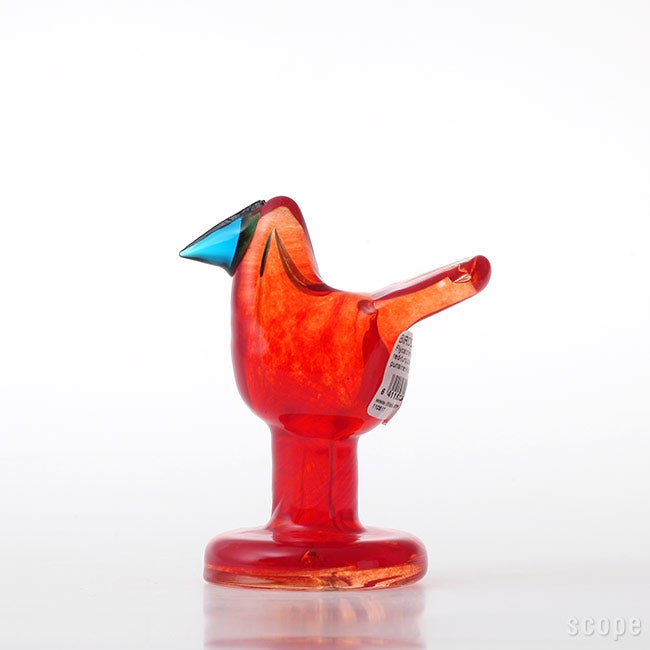 scope別注 ミニシエッポ脚付 アップルグリーン×ターコイズ Birds by