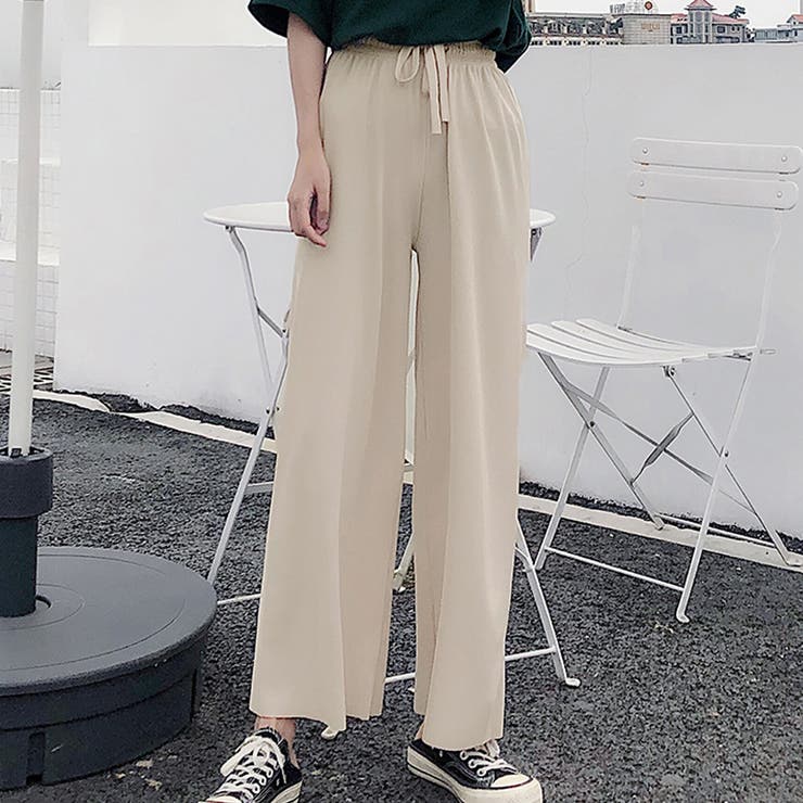 minä perhonen ベージュ ガウチョパンツ minä perhonen ベージュ