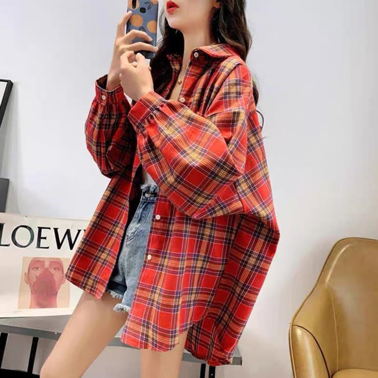 ビックチェックシャツ[品番：ADEW0000664]｜ad thie（アドティエ）の