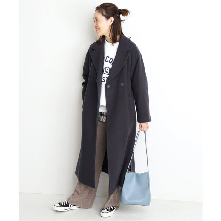 SLOBE IENA スローブイエナ】SUPER100ビックラペルコート◇[品番