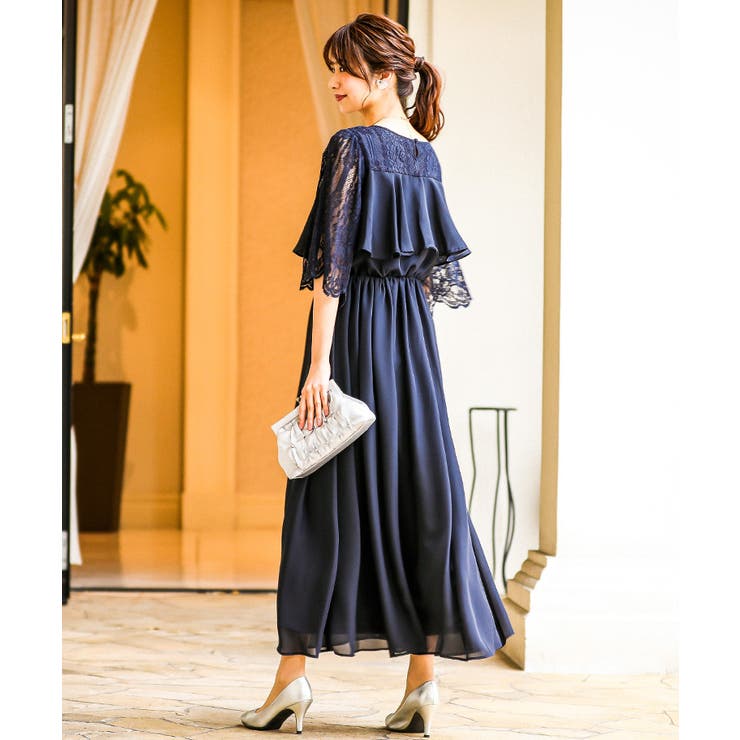 ニアナ niana フラリッシュペンシルドレス 結婚式 二次会 成人式