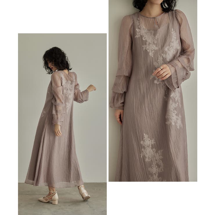 niana ニアナ シアーAラインワンピース[品番：FT000009514]｜Fashion