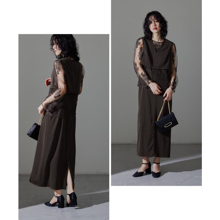 niana ニアナ マルチレイヤードセットドレス[品番：FT000009566