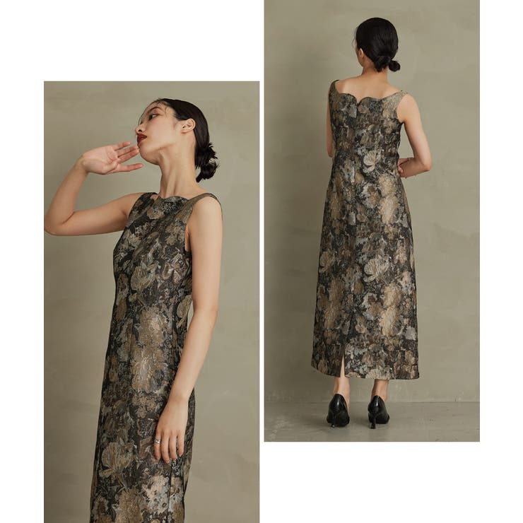 niana ニアナ ワンダリングジャガードドレス[品番：FT000009895