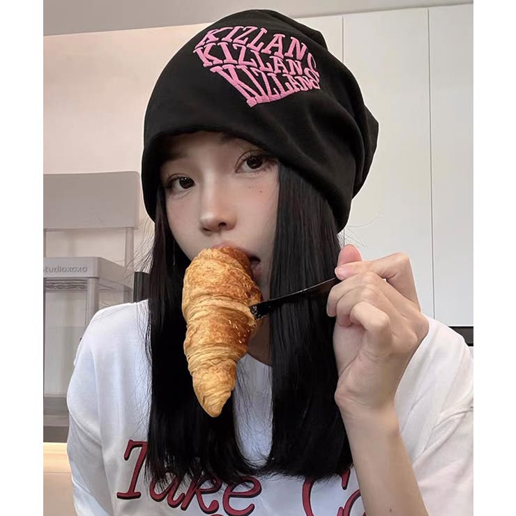 冬新作 英字ハート型 ビーニー[品番：MG000008434]｜ShopNikoNiko