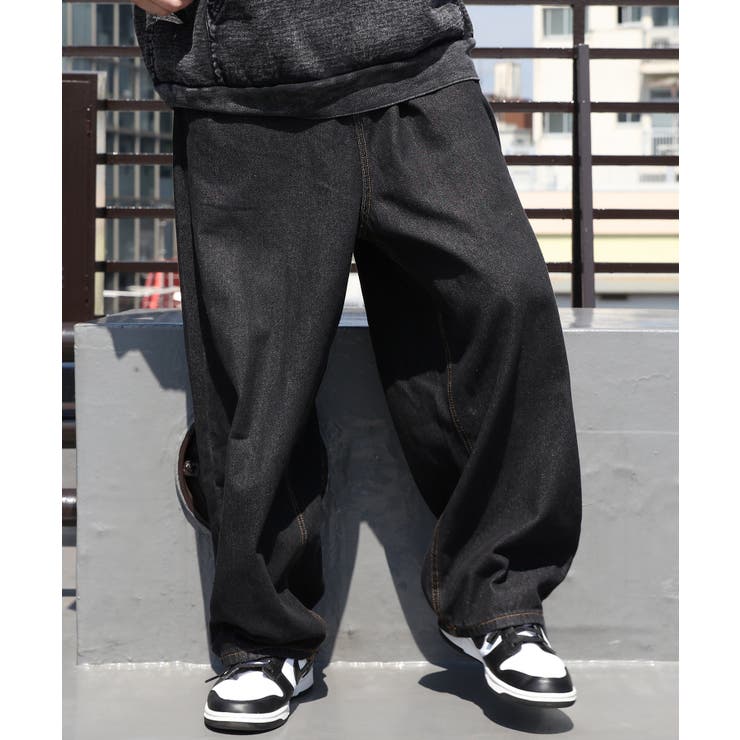 ワイドパンツ メンズ サルエルパンツ[品番：EH000006020]｜8（eight