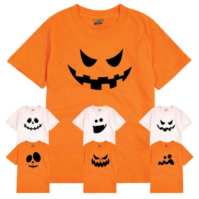 バクチク 2022ハロウィン ビックTシャツ 黒 スカルデザイン サイズL