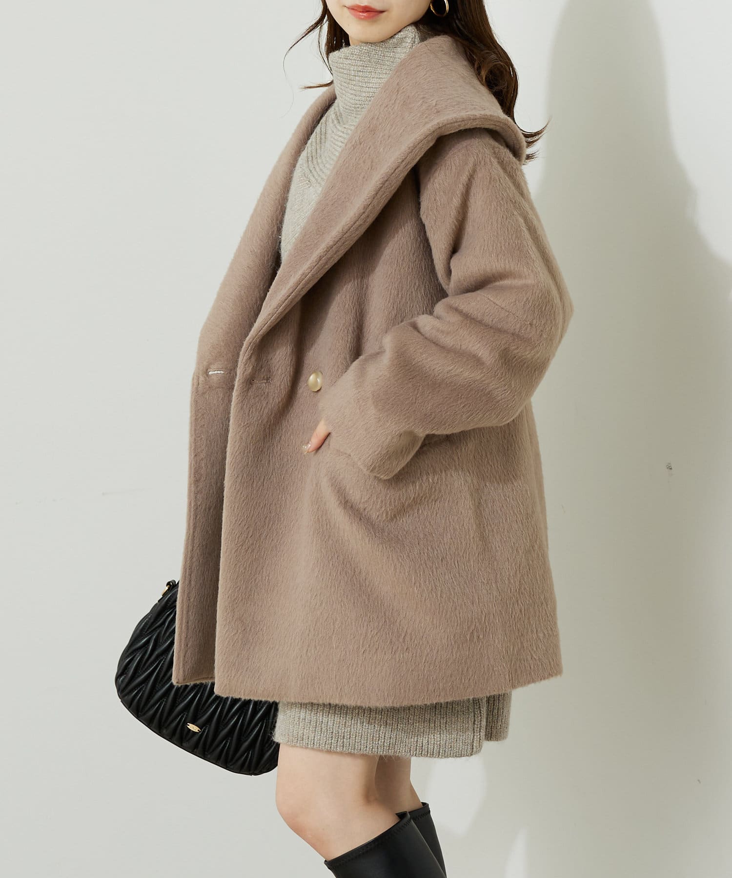 金釦シャギールーズコート（その他アウター）｜Chico（チコ）の