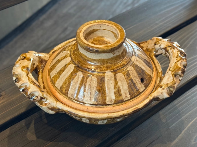 値下げ】 奥磯太覚 志野 花入 【未使用】【真作保証】 値下げ】 奥磯