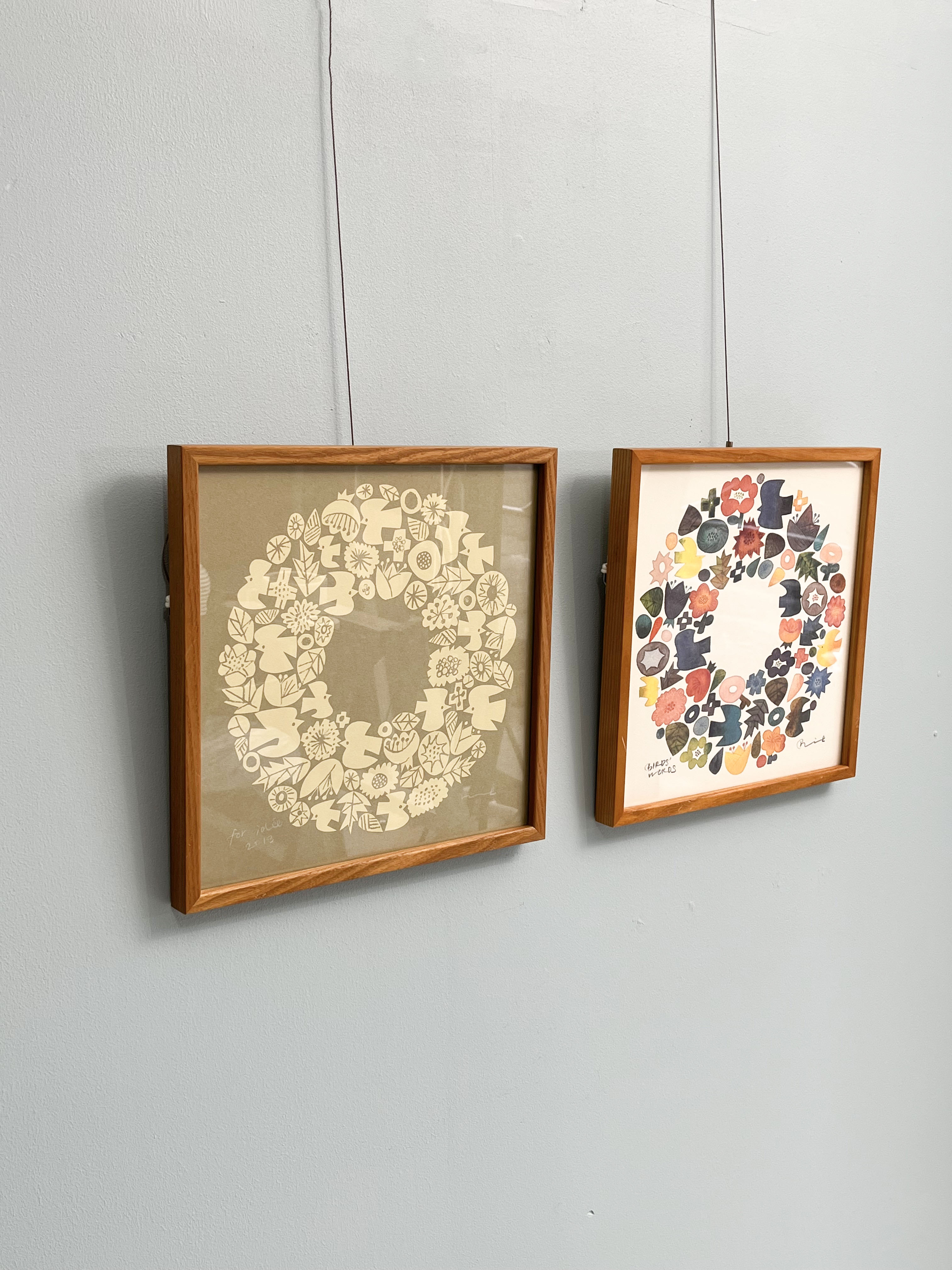 イデー BIRDS'WORDS(UTUWA ) / バーズワー 額込み BIRDS' WORDS バーズ