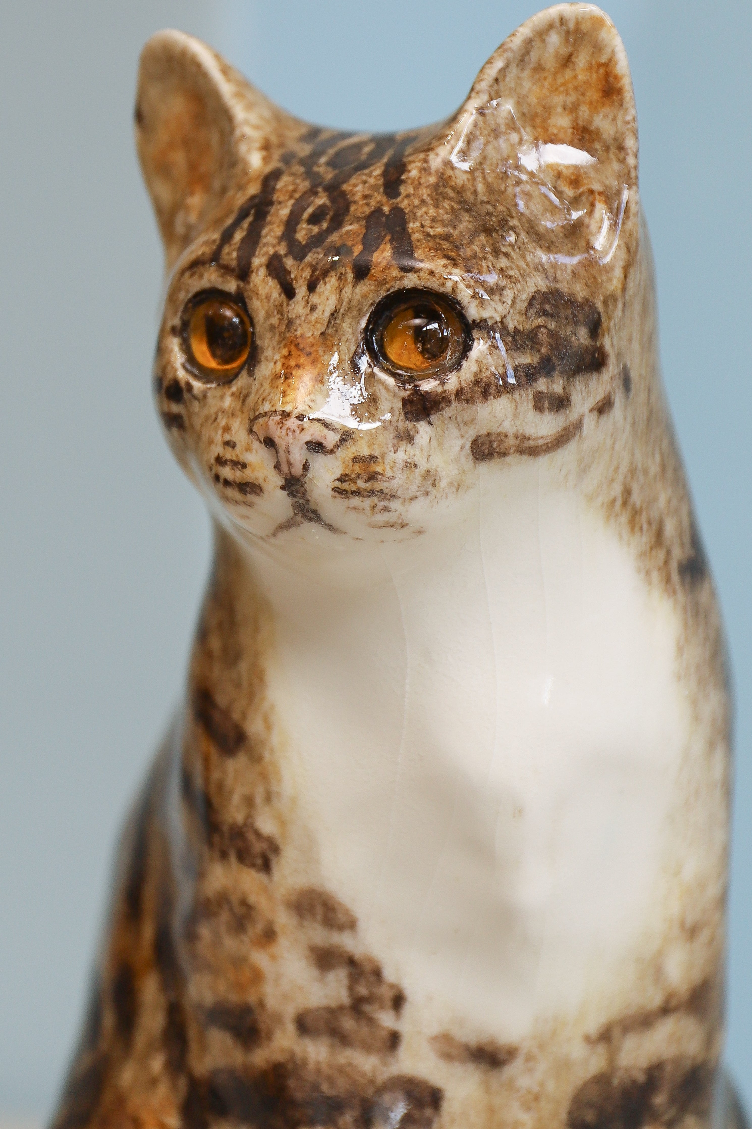 ウィンスタンレイキャット ケンジントンキャット キジ白猫 陶器