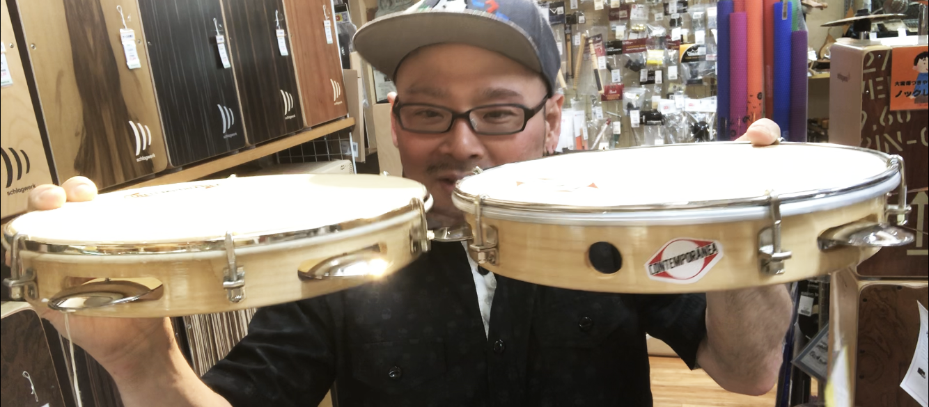 パンディロ シャローモデル ヤギ皮ヘッド 10インチ （重量約410g