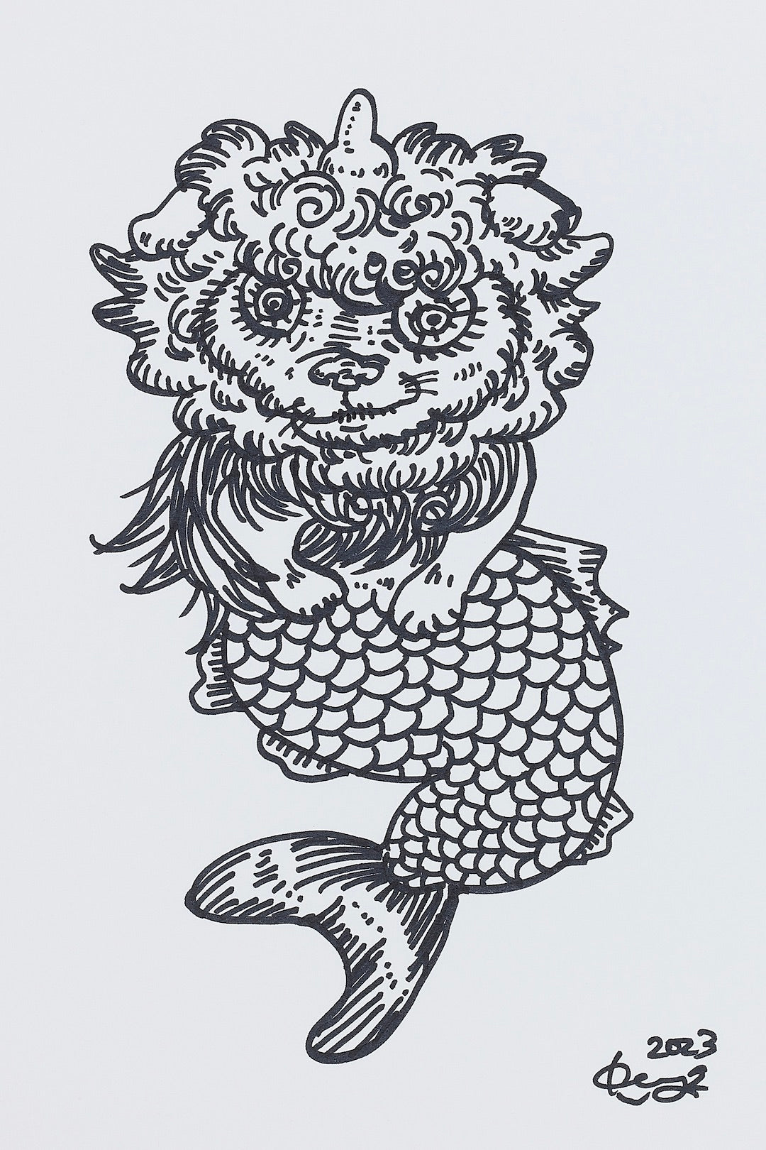 GOODS MIWA KOMATSU | Whitestone Gallery 小松美羽 狛犬様 三心一体