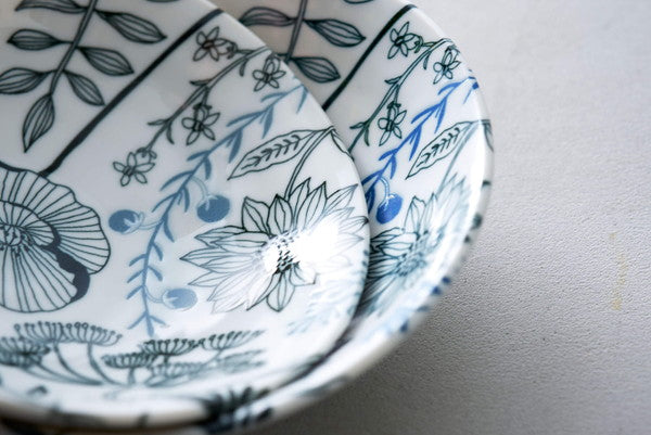 フラワーパターン ボウルL 22cm | aito製作所 | 美濃焼・瀬戸焼を中心