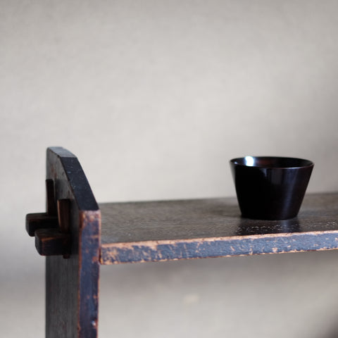 総黒漆塗 蕎麦猪口 (江戸-明治) – 逢季荘