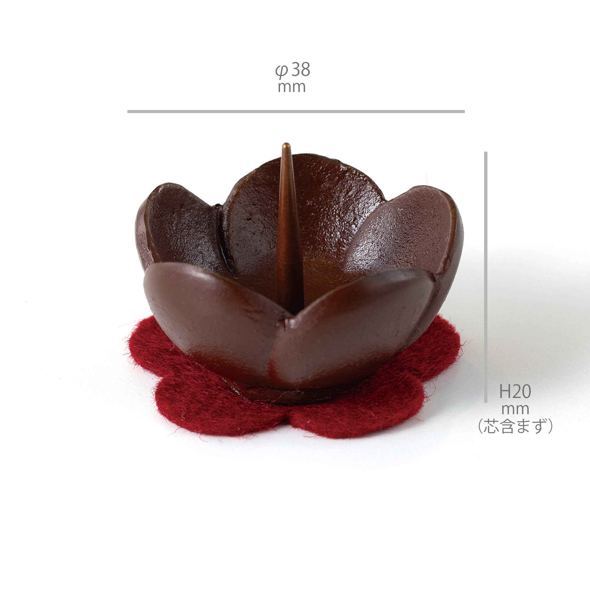 火立】うめ燭台 小 SB19 – 祈り百貨店