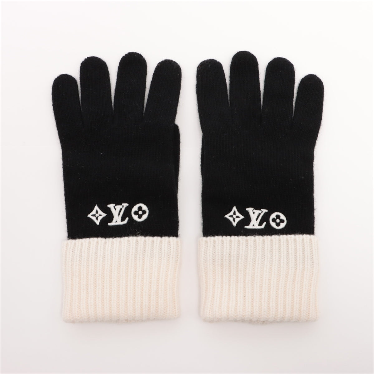 中古】LOUIS VUITTON ルイヴィトン 手袋 M58333 ブラック ブラウン
