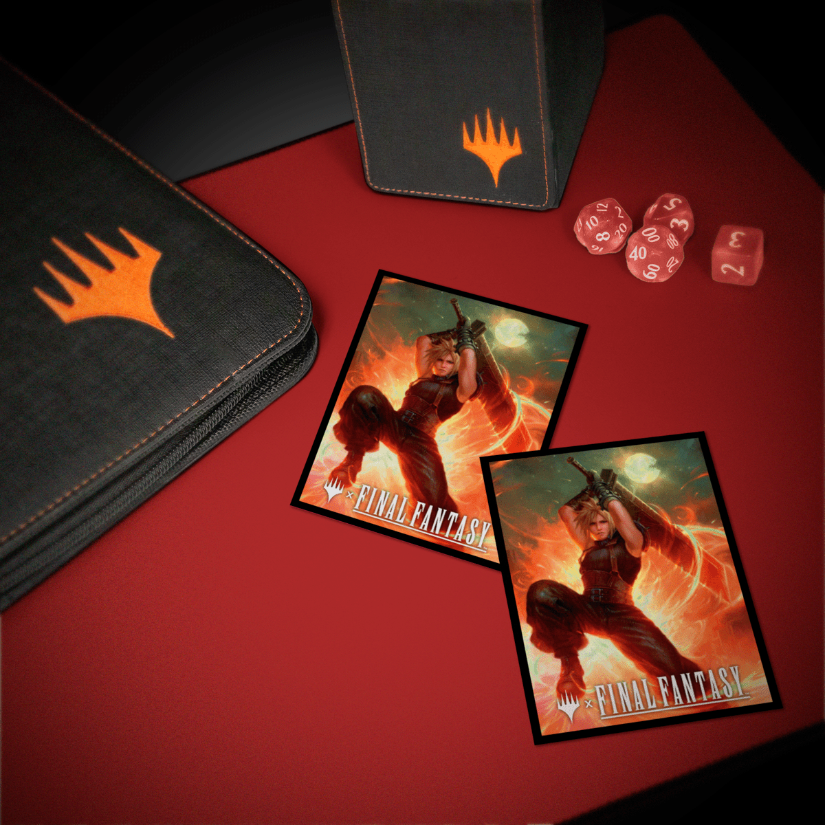 FF MTG ケース スリーブ セット クラウド 100+ Ultrapro FF MTG ケース